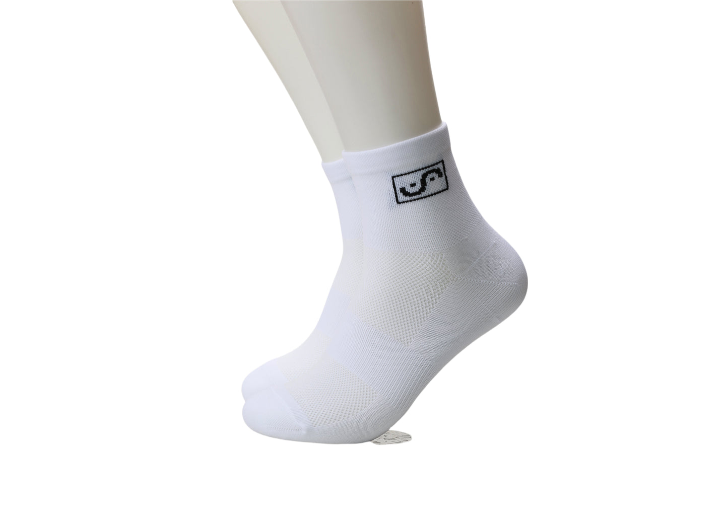White Quarter Socks