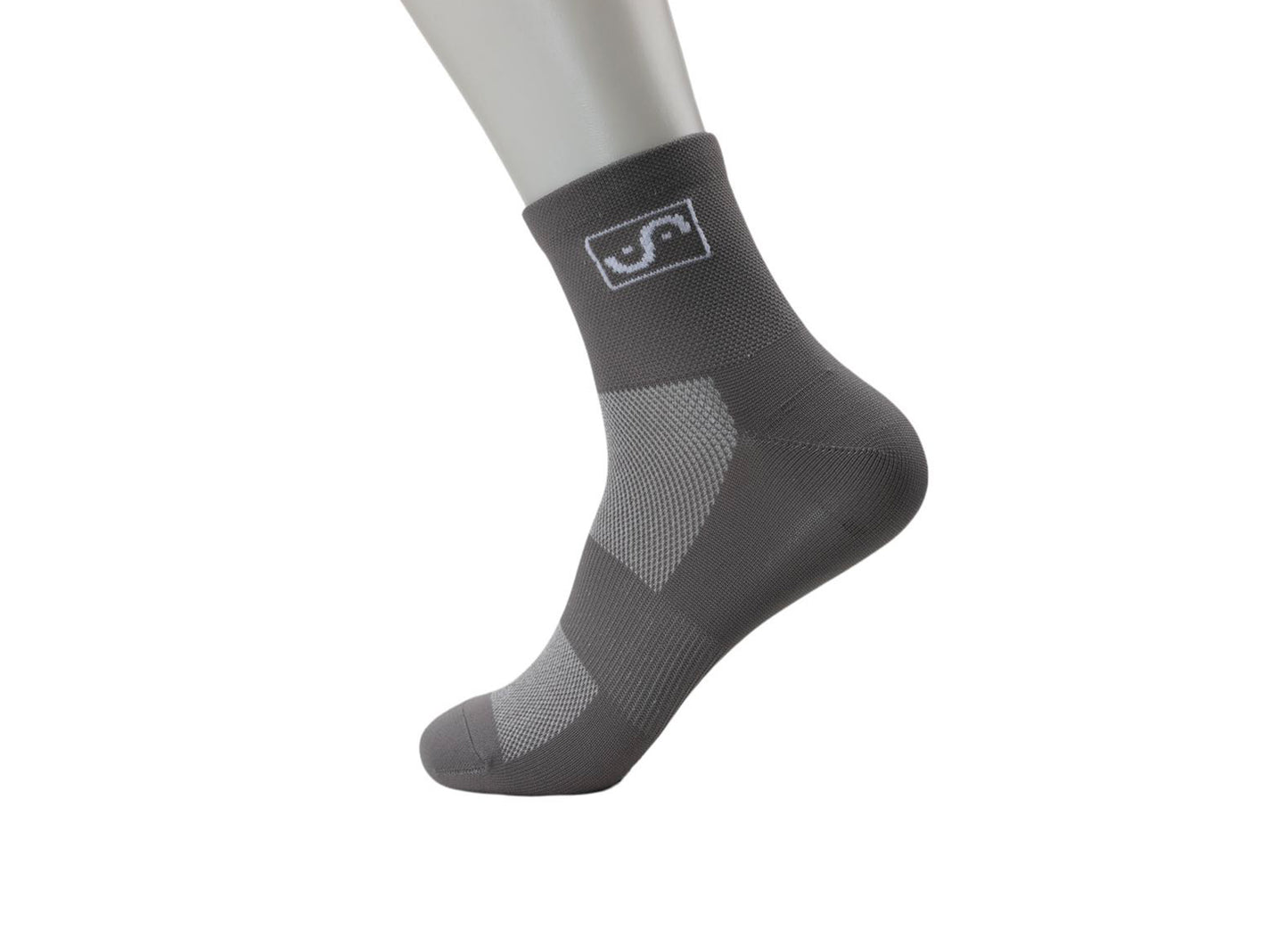 Grey Quarter Socks