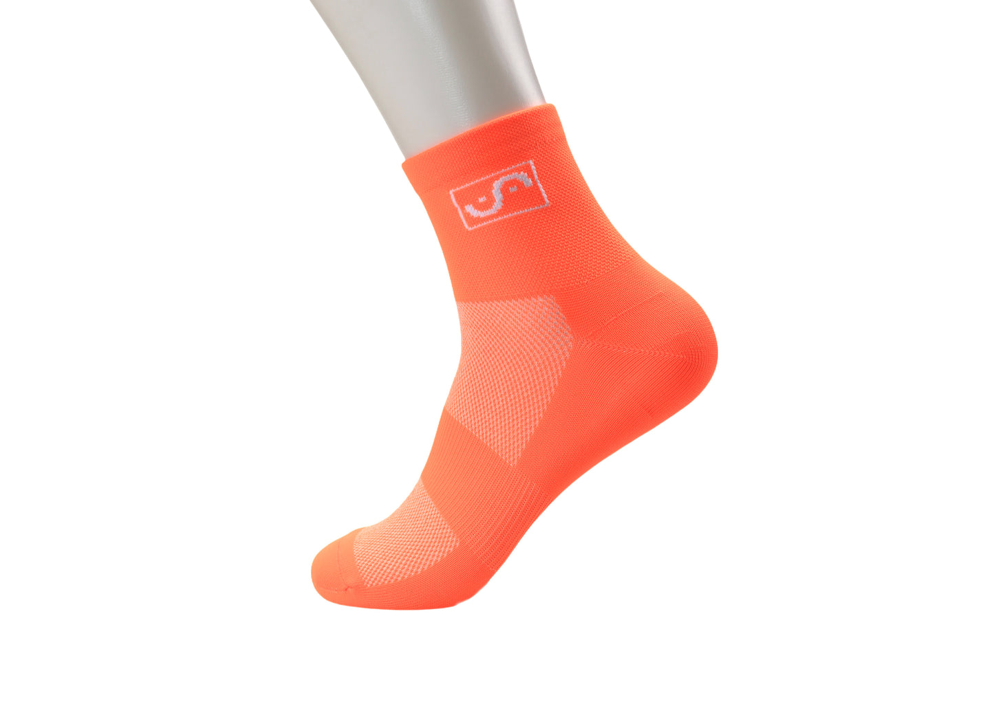 Orange Quarter Socks