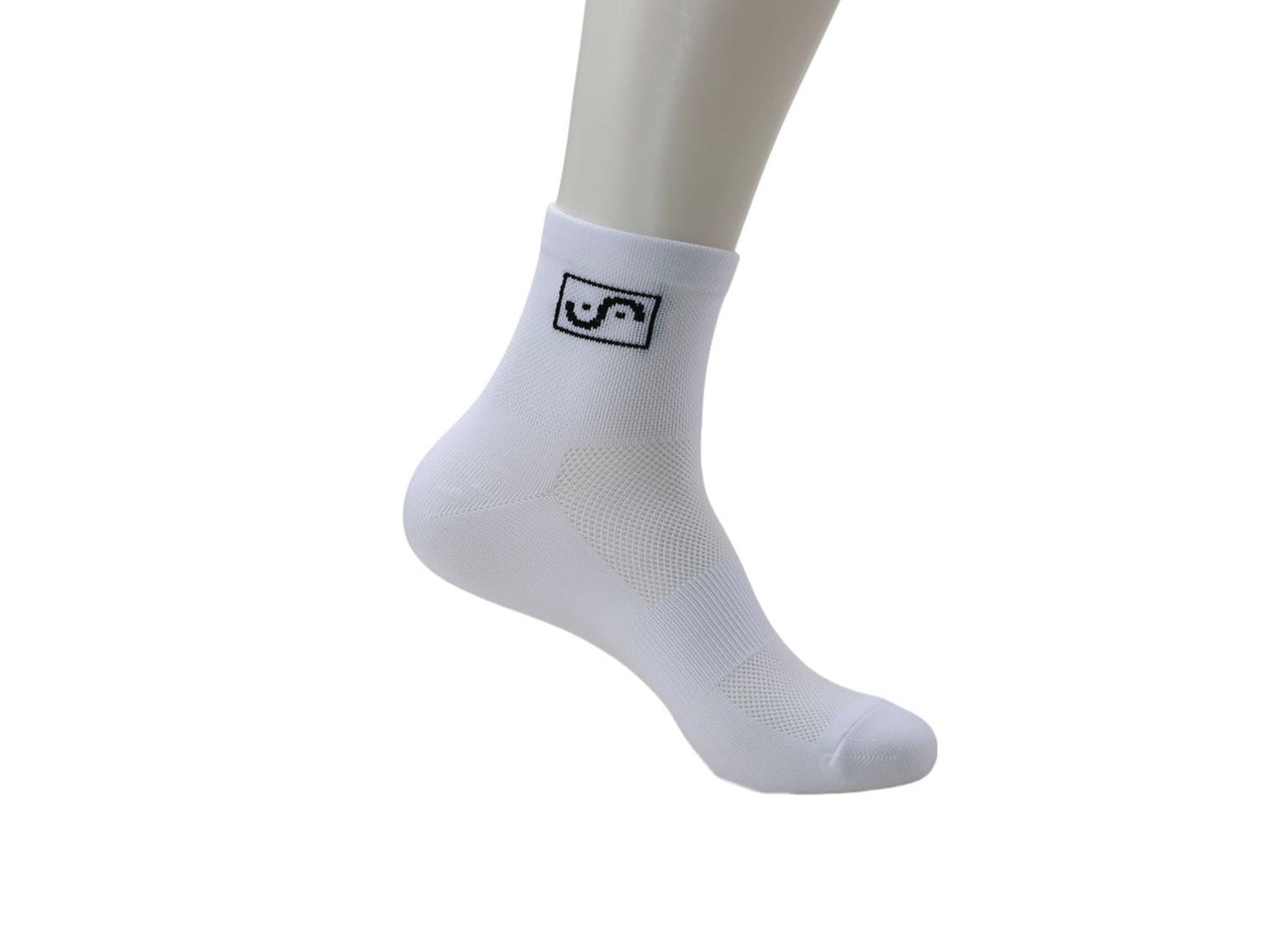 White Quarter Socks