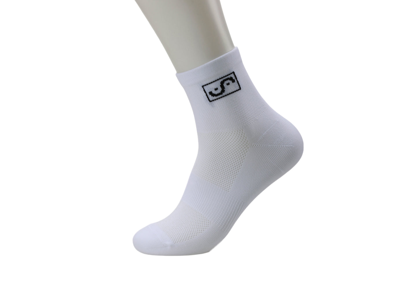 White Quarter Socks