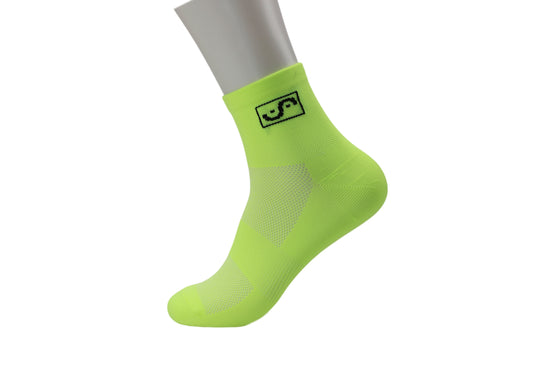 Bright Yellow Quarter Socks