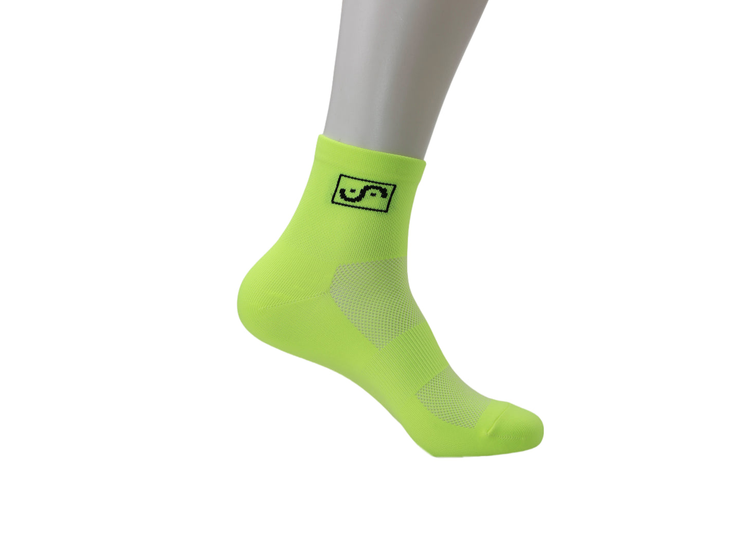 Bright Yellow Quarter Socks