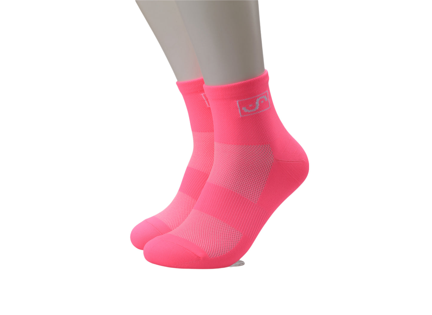 Magenta Quarter Socks