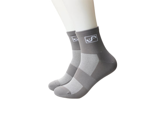 Grey Quarter Socks