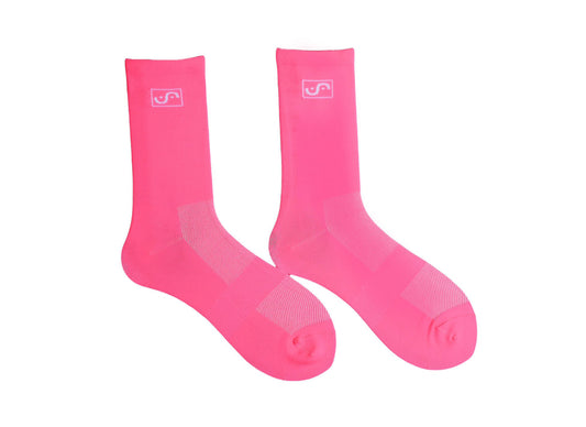 Magenta Crew Socks