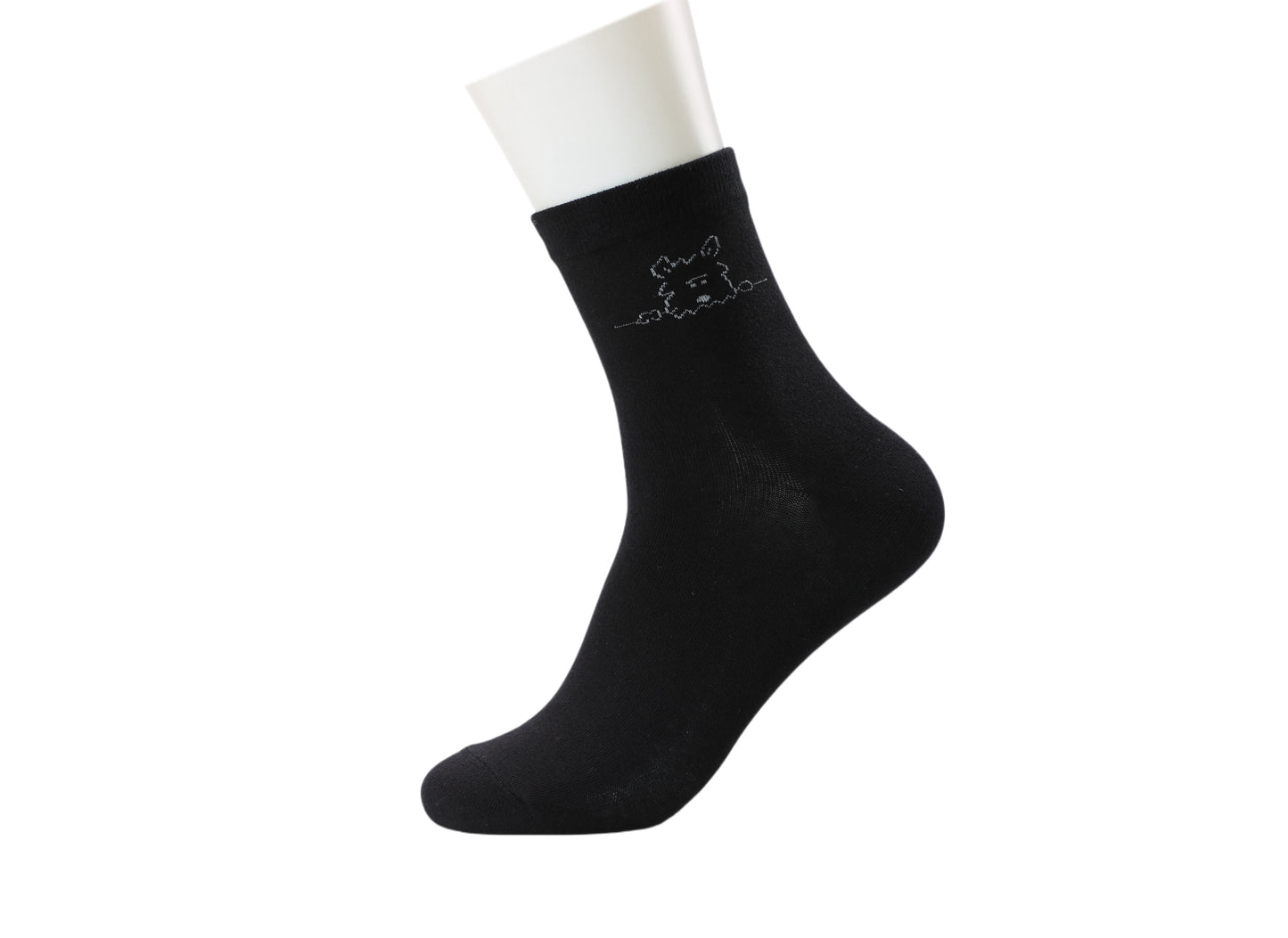 Minimalist Dog Peeking Socks - 2 Packs