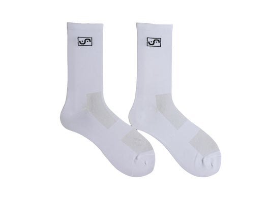 White Crew Socks