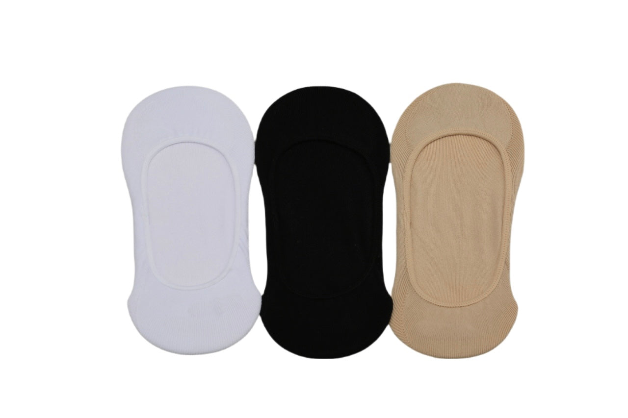 Women's No Show Socks - 3 Pairs
